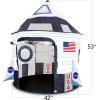 ArtCreativity 12″ Plush Toy Realistic Astronaut Figurine & Kids Spaceship Pop up Tent for Kids