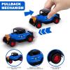 ArtCreativity Diecast Pull Back Cars – Set of 4 Toy Cars – Pull Back Metal Car with Real Rubber Wheels for Better Traction – Powerful Pullback Mechanism – Diecast Toy Cars for Kids Boys Ages 4, 8, 12