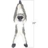 ArtCreativity Hanging Vervet Monkey Plush Toy, 17.5 Inch Stuffed Monkey with Realistic Design, Soft and Huggable, Cute Nursery Decor, Best Birthday Gift for Boys and Girls