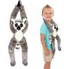 ArtCreativity Hanging Ring Tailed Lemur Plush Toy, 17.5 Inch Stuffed Ring Tailed Lemur with Realistic Design, Soft and Huggable, Cute Nursery Decor, Best Birthday Gift for Boys and Girls