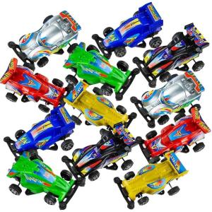ArtCreativity 2.5 Inch Pull Back Race Cars for Kids, Set of 12, Pullback Toy Cars in Assorted Colors, Birthday Party Favors for Boys & Girls, Goodie Bag Fillers, Small Carnival and Contest Prize