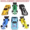 ArtCreativity 25 Pc-Diecast-Toy Car Set, Durable-Diecast-Mini Racers in Assorted Designs, Cool Birthday Party Favors for Kids, Goodie Bag Stuffers, Best Birthday Gift for Boys and Girls