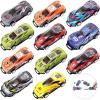 ArtCreativity Pullback Flip Cars for Kids – Set of 12 Stunt Toy Cars in 8 Designs – Diecast Mini Race Cars for Boys and Girls – Fun Retro Car Toys for Racing and Tricks