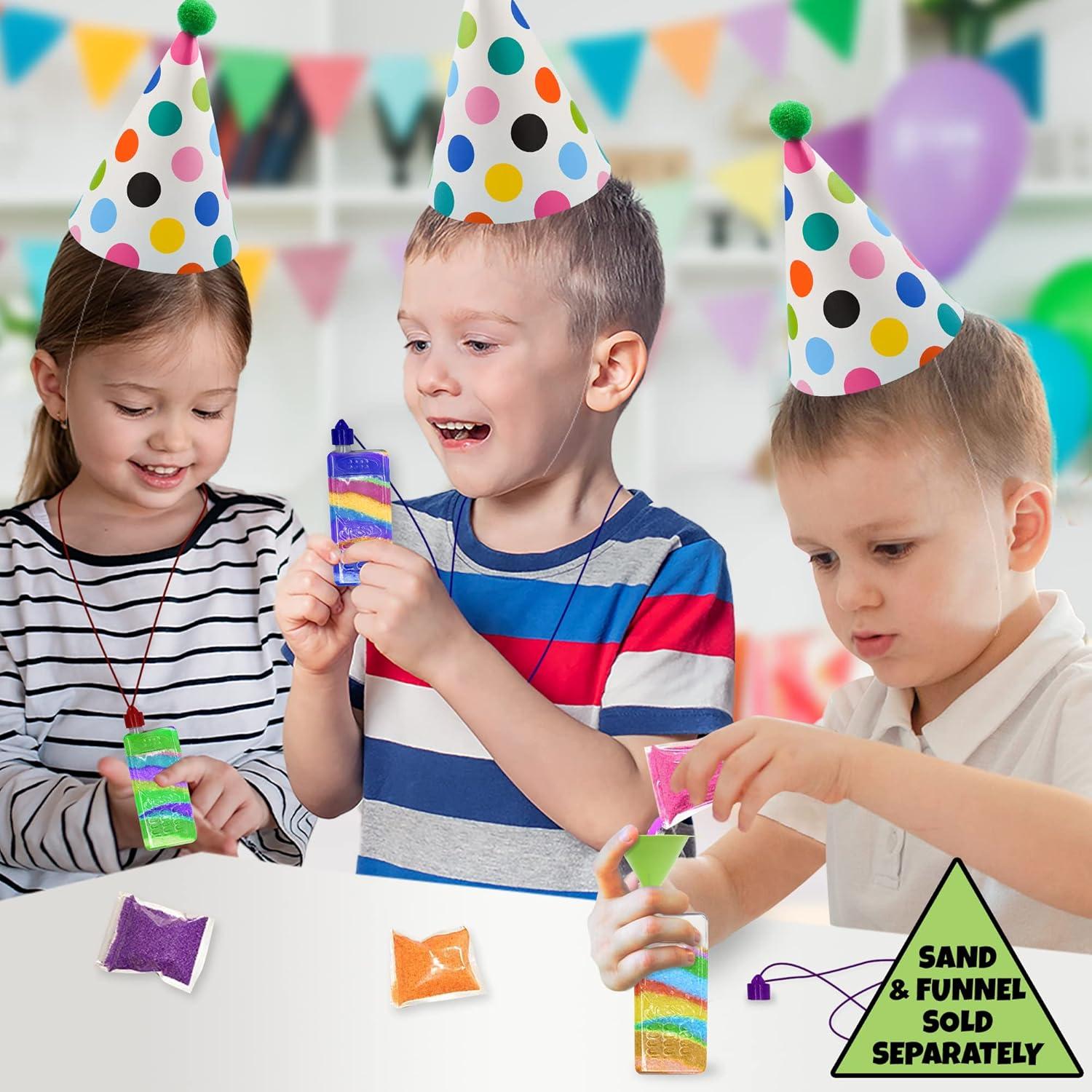 image:imageArtCreativity Cellphone Art Bottle Necklaces Pack of 12 Sand Art Craft Kit with Shaped Bottles Craft Party Supplies and Party Favors for Kids Sand Sold Separately Cellphone