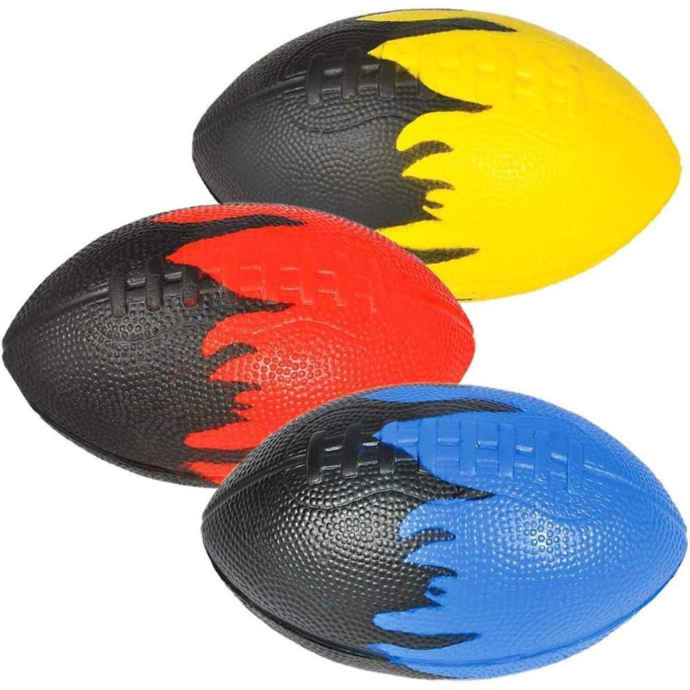 image:imageArtCreativity Foam Flame Footballs for Kids Set of 3 TwoToned Foam Sports Toys for Outdoors Practice Training Beginners Pool Beach Picnic Camping Fun Sports Party Favors for Boys and Girls