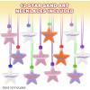 ArtCreativity 36 Pack Sand Art Bottles for Kids – Summer DIY Craft Kit with Funnels & Necklaces – Fun Party Favors for Beach, BBQ, Camping, Birthday & Outdoor Activities – Sand Sold Separately(12 Pack)