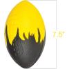 ArtCreativity Foam Flame Footballs for Kids, Set of 3, Two-Toned Foam Sports Toys for Outdoors, Practice, Training, Beginners, Pool, Beach, Picnic, Camping, Fun Sports Party Favors for Boys and Girls
