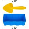 ArtCreativity Sand Brick Maker for Kids – 4 Piece Sand Toy Set – Outdoor Sand Block Playset for Building with 2 Shovels, Sand Brick Mold, and Leveler – Fun Sand Toys for Boys and Girls