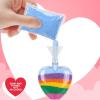 ArtCreativity Valentines Sand Art Heart Bottle Necklaces, Pack of 12, Sand Art Craft Kit with Heart Shaped Bottles, Craft Party Supplies and Party Favors for Kids – Sand Sold Separately(36 Pack)