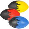 ArtCreativity Foam Flame Footballs for Kids, Set of 3, Two-Toned Foam Sports Toys for Outdoors, Practice, Training, Beginners, Pool, Beach, Picnic, Camping, Fun Sports Party Favors for Boys and Girls