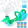 Hoopi Weed Wacker Bubble Machine for Kids – Electronic Weed Eater Toy with Bubble Solution Included, Grass Trimmer Toy with Lights & Sounds, Outdoor Bubble Toy Gifts for Toddlers 3 4 5