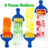 ArtCreativity Kids Paint Set with Brushes & Foam Roller – 18 Pcs – Premium Toddler Painting Kit with 6 Paint Bottles – Develop Fine Motor Skills – Classroom Arts & Crafts Supplies for Kids(small to medium)