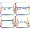 ArtCreativity Set of 12 Cat’s Cradle String Game – 63 Inch Looped Strings for Kids – Vintage Fidget Toys & Retro Puzzle Game – Colorful Strings in Yellow, Green, Purple, Pink, Blue – Ages 5+