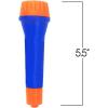 ArtCreativity Toy Microphone Set for Kids 5.5 Inch – 12 Count – Pretend Play Plastic Mics for Karaoke Fun – Stage or Costume Prop – Birthday Party Favors, Goody Bag Fillers for Boys, Girls, Toddlers(Blue/Orange)