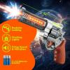 ArtCreativity Toy Revolver Gun with Lights and Sound, 12 Inch Revolver with Cool LED Effects and Realistic Firing Sounds, Light Up Toy Guns for Boys, Great Gift for Kids – Batteries Included