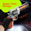 ArtCreativity Toy Revolver Gun with Lights and Sound, 12 Inch Revolver with Cool LED Effects and Realistic Firing Sounds, Light Up Toy Guns for Boys, Great Gift for Kids – Batteries Included