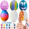 ArtCreativity Easter Squishy Egg Painting Kit – 6 Pcs – Egg Decorating Set – Stress Relief Anxiety Craft Toy Gifts for Easter Basket Stuffers – Easter Party Favors, Classroom Prize, Eggs Hunt