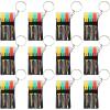 ArtCreativity Mini Screwdriver Set with Keychain (12 Pack) – Useful Adult Party Favors, 3 Screw Drivers in a Handy Portable Pouch, Pocket Screwdriver & Mini Toolkit, Xmas Stocking Stuffers