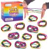 ArtCreativity Set of 12 Cat’s Cradle String Game – 63 Inch Looped Strings for Kids – Vintage Fidget Toys & Retro Puzzle Game – Colorful Strings in Yellow, Green, Purple, Pink, Blue – Ages 5+