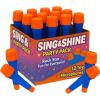 ArtCreativity Toy Microphone Set for Kids 5.5 Inch – 12 Count – Pretend Play Plastic Mics for Karaoke Fun – Stage or Costume Prop – Birthday Party Favors, Goody Bag Fillers for Boys, Girls, Toddlers(Blue/Orange)