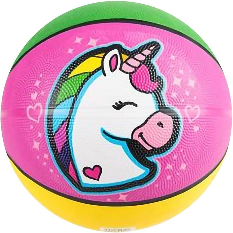 image:imageArtCreativity Rainbow Unicorn Basketball for Kids Bouncy Rubber Kick Ball for Backyard Park amp Beach Outdoor Fun Beautiful Rainbow Colors Durable Outside Toys for Boys amp Girls Sold Deflated