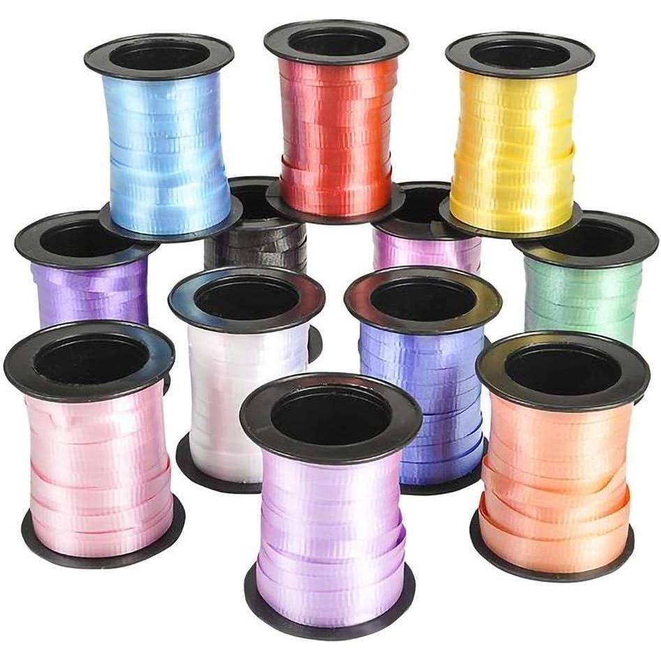 image:imageArtCreativity Assorted Curling Ribbon Rolls Pack of 12 Colorful Ribbons for Gift Wrapping Hair Accessories Centerpieces Crafts and Decorations Each Roll with 60ft 12 Colors