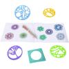 ArtCreativity Spiral Drawing Art Set for Kids – 7 Piece Kit – Includes 6-in-1 Color Pen, Drawing Templates and Sketching Pad – Unique Arts and Craft Supplies – Great Gift for Boys and Girls