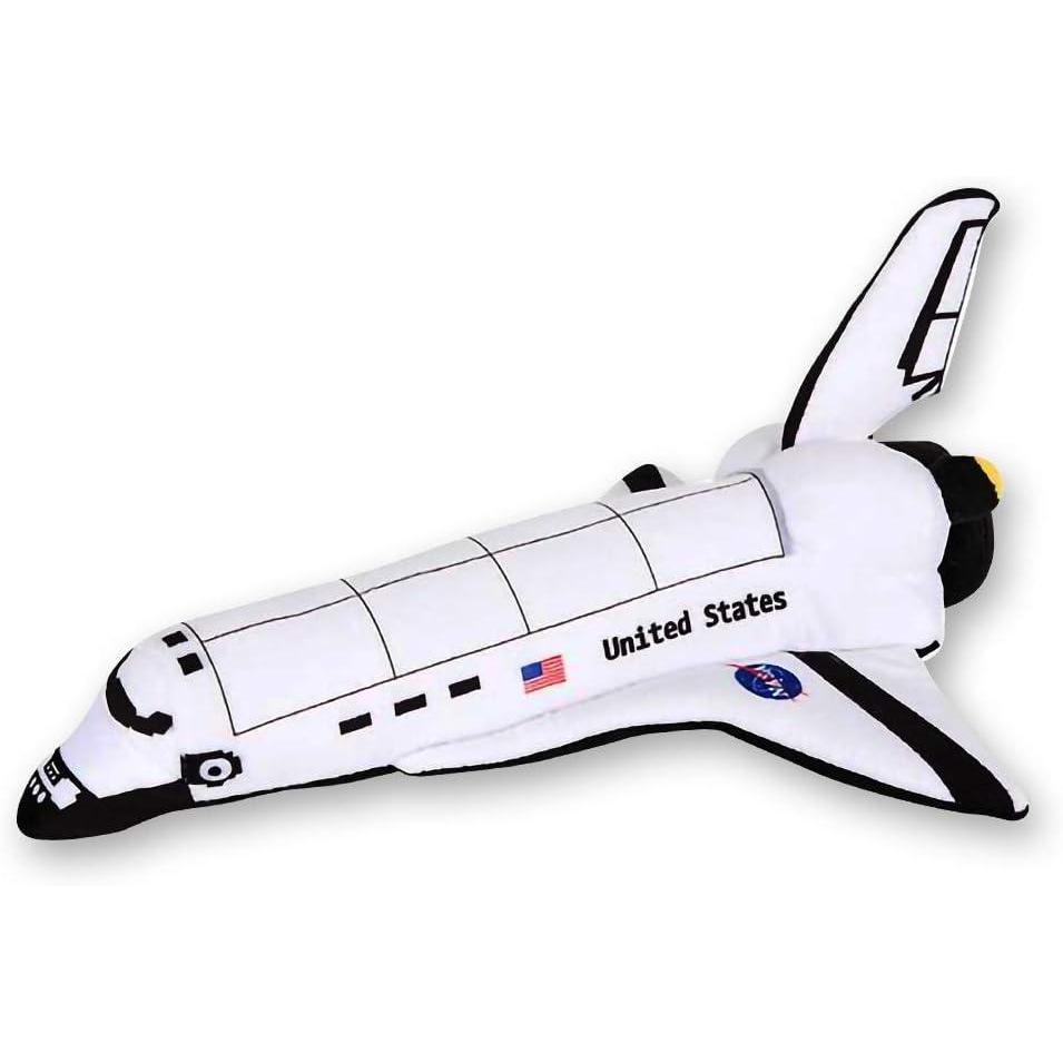 image:imageArtCreativity Stuffed Space Shuttle  14 Soft Cuddly Astronaut Toy for Kids Easter Basket Stuffer Birthday Gift