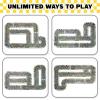 ArtCreativity Road Track for Kids – 29 Piece Set with 4 Cars, 5 Traffic Accessories, and 20 Puzzle Pieces – Toddler Track with Vehicles