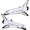 ArtCreativity Stuffed Space Shuttle – 14″ Soft Cuddly Astronaut Toy for Kids, Easter Basket Stuffer, Birthday Gift