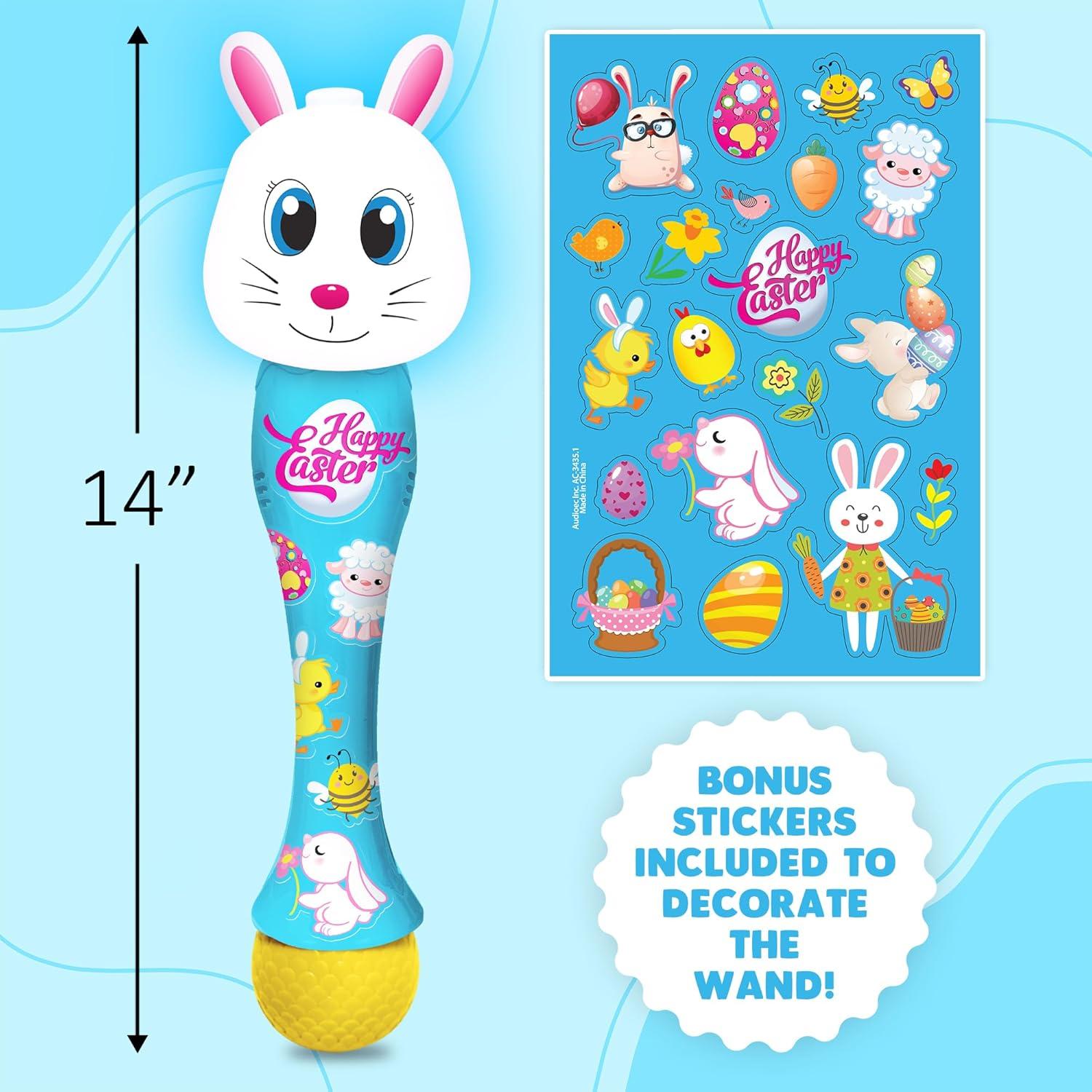 image:imageArtCreativity Easter Bunny Bubble Wand Easter Basket Stuffers for Toddler 14 Light Up Automatic Bubble Maker with LED amp Music Bubbles for Kids 3Bunny