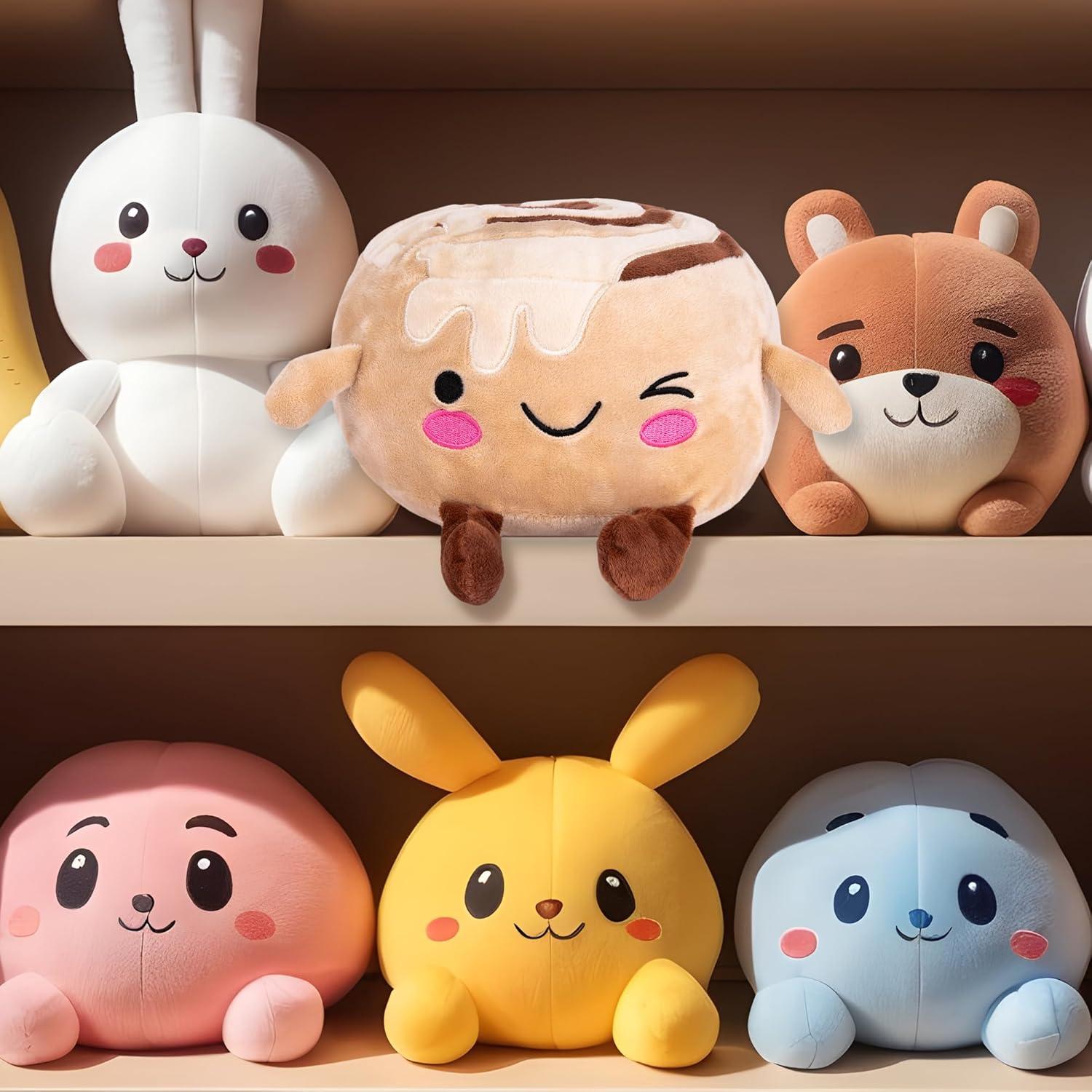 image:imageArtCreativity Kawaii Cinnamon Roll Stuffed Animal 1 PC Cute Food Plushie 9 Inch Cinnamon Plush with Plush Fabric and Soft Filling Small Plushies for Kids Foods Stuffed Animals for Toddlers