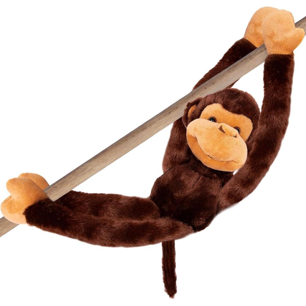 image:imageArtCreativity Long Arm Plush Monkey 23 Inch Hanging Monkey with Connectable Limbs Ultra Soft and Huggable Stuffed Animal for Kids Cute Home and Nursery Dcor Best Birthday Gift Idea