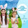 ArtCreativity Easter Bunny Bubble Wand, Easter Basket Stuffers for Toddler, 14″ Light Up Automatic Bubble Maker with LED & Music, Bubbles for Kids 3+(Bunny)