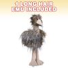 ArtCreativity Emu Plush Toy for Kids, 1PC, Long Hair Stuffed Ostrich Toy, Soft and Huggable Kids’ Stuffed Toys, Cute Nursery Décor, Girls’ and Boys’ Room Animal Decorations