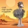 ArtCreativity Emu Plush Toy for Kids, 1PC, Long Hair Stuffed Ostrich Toy, Soft and Huggable Kids’ Stuffed Toys, Cute Nursery Décor, Girls’ and Boys’ Room Animal Decorations