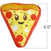 ArtCreativity Mini Plush Pizza Toys for Kids, Set of 6, Soft and Cuddly Soft Stuffed Toys in Assorted Designs, Plush Party Favors for Kids, Cute Pizza Party Decorations, 4.5 Inch(4 inches (Pack of 2))