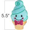 ArtCreativity Plush Ice Cream Cone Toys for Kids, Set of 12, Soft and Cuddly Soft Stuffed Toys, Includes Assorted Colors and Designs, Plush Party Favors for Kids, Cute Ice Cream Theme Decorations