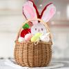 ArtCreativity Strawberry Bunny Plush Toy – Hidden Easter Bunny Stuffed Animal – Easter Basket Stuffers and Gifts for Kids – Doubles as Cute Easter Decor