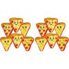 ArtCreativity Mini Plush Pizza Toys for Kids, Set of 6, Soft and Cuddly Soft Stuffed Toys in Assorted Designs, Plush Party Favors for Kids, Cute Pizza Party Decorations, 4.5 Inch(4 inches (Pack of 2))