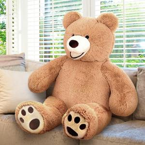 ArtCreativity 4 Feet Giant Teddy Bear for Valentines – Jumbo Large Stuffed Animal for Kids & Adults – Huge Plush Bear – Great Valentine’s Gift Idea for Boys & Girls – Gigantic Carnival Prize