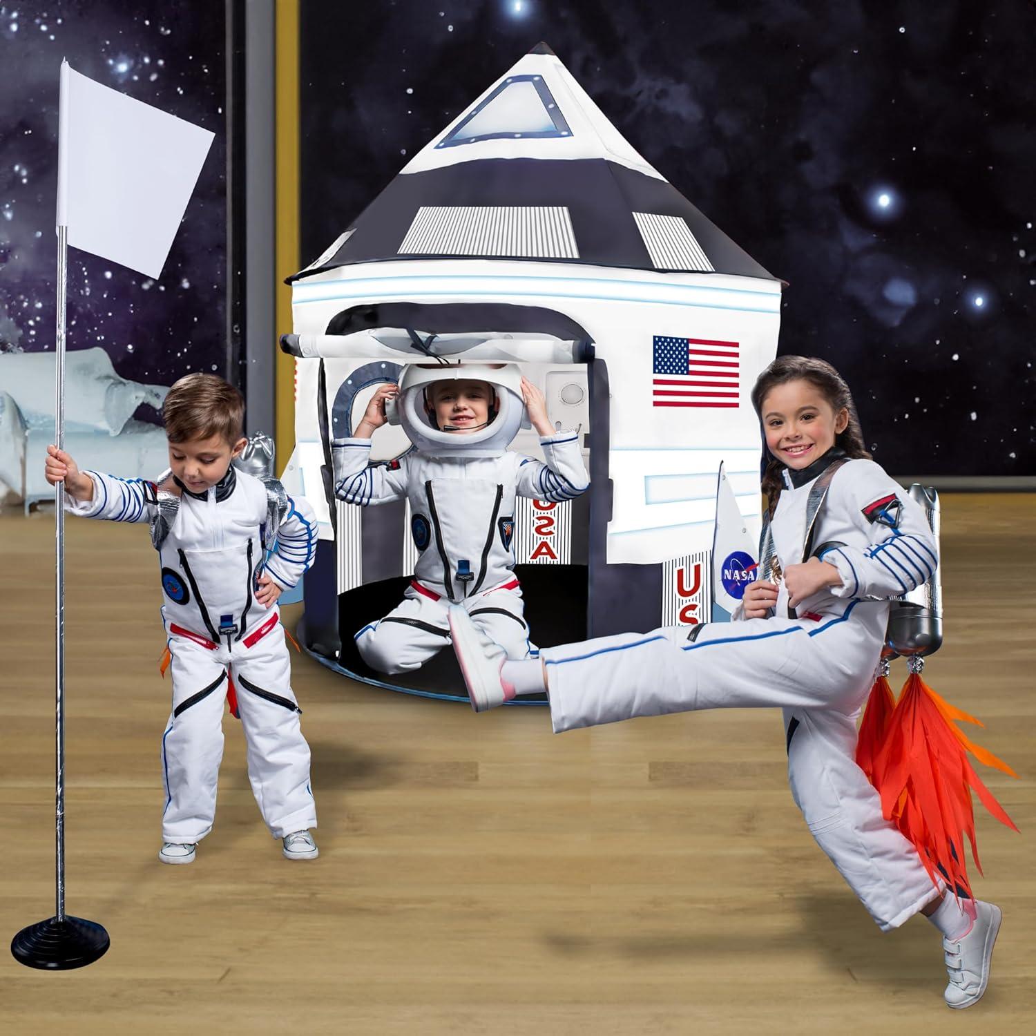 image:imageArtCreativity Outer Space Kids Tent amp Astronaut Party Set IndoorOutdoor Playhouse and Decorations for Ages 412