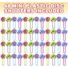 ArtCreativity Mini Disk Shooters, Set of 48, Flying Disc Toys for Kids in Assorted Designs, Cool Outdoor Toys for Boys and Girls, Goodie Bag Stuffers and Party Favors for Any Party Theme