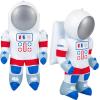 ArtCreativity Outer Space Kids Tent & Astronaut Party Set: Indoor/Outdoor Playhouse and Decorations for Ages 4-12