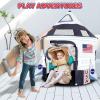 ArtCreativity Outer Space Kids Tent & Astronaut Party Set: Indoor/Outdoor Playhouse and Decorations for Ages 4-12
