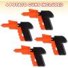 ArtCreativity Potato Gun for Kids, Set of 4, Cool Shooting Toys for Boys and Girls, Kid-Safe Spud Gun Pistol for Active Outdoor Fun, Best Christmas or Birthday Gift for Children, Unique Game Prize