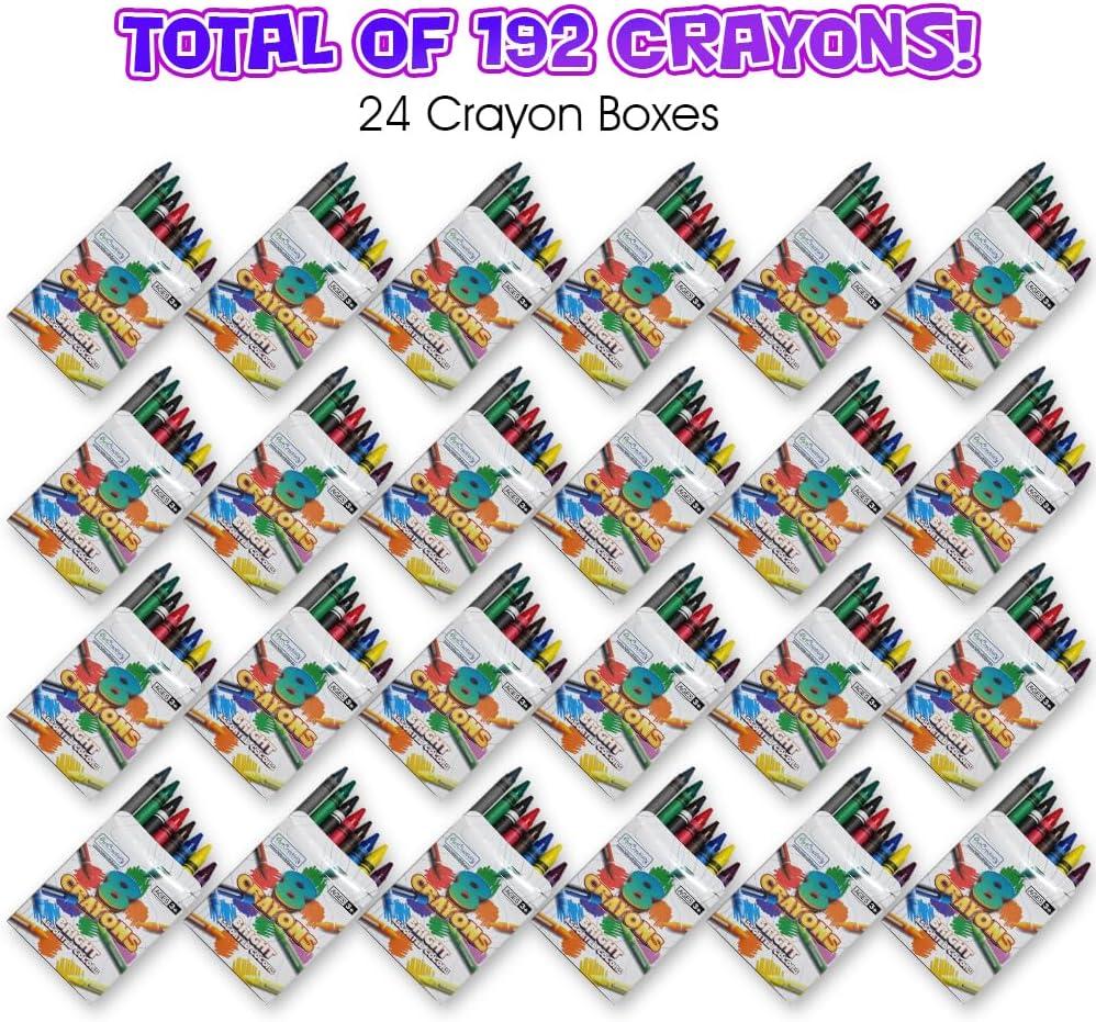image:imageArtCreativity Bulk Crayon Pack amp 20 Pack Christmas Coloring Books