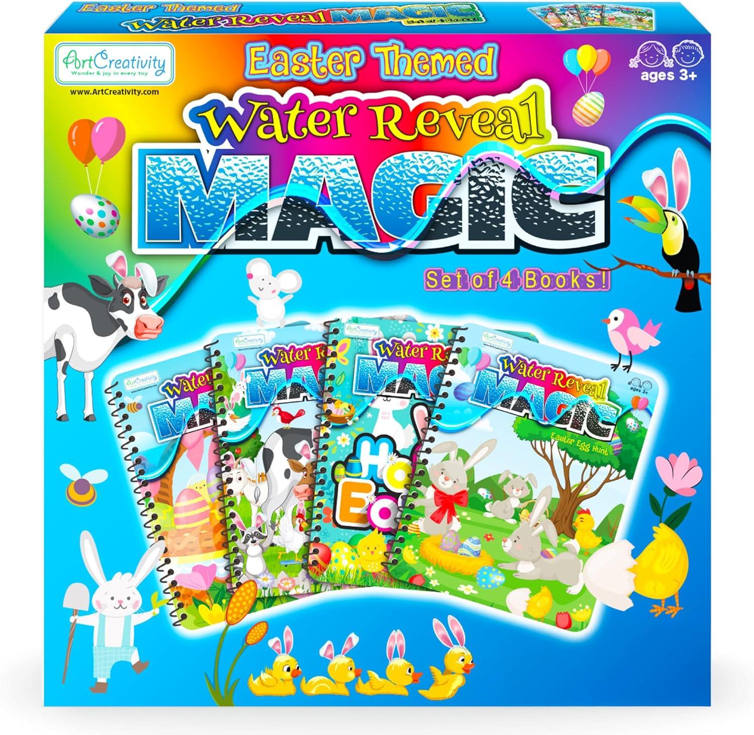 image:imageArtCreativity Easter Basket Stuffers for Toddlers 6 Pack Easter Water Coloring Books for Kids Easter Basket Essentials Easter Activities Kids Easter Basket Stuffers Easter Toys Easter Basket Ideas Gifts4 Pack