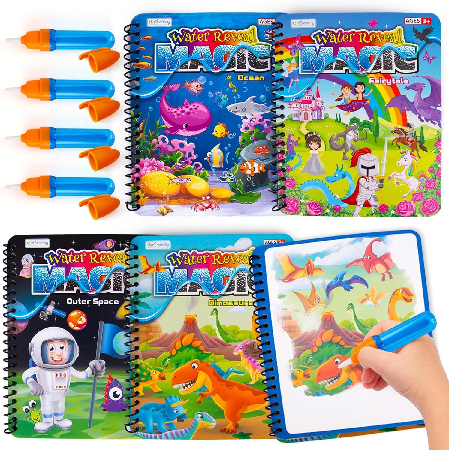 image:imageArtCreativity Magic Water Coloring Books amp 20 Pack Xmas Coloring Books for Kids