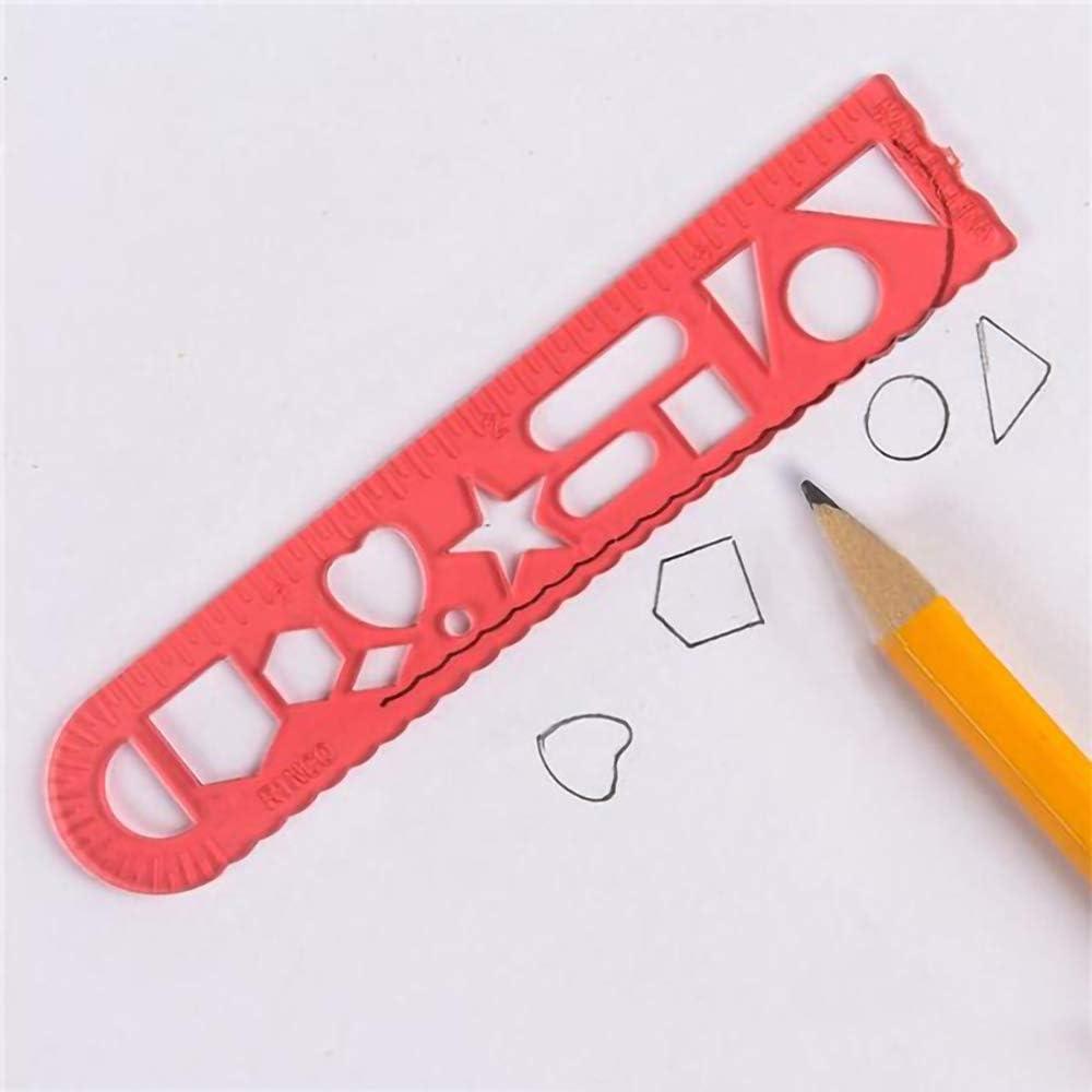 image:imageArtCreativity Shape Tracing Rulers for Kids Set of 144 Plastic Tracer Drawing Tools Fun Color Assortment Stationery Birthday Party Favors Back to School Gifts and Classroom Teacher Rewards